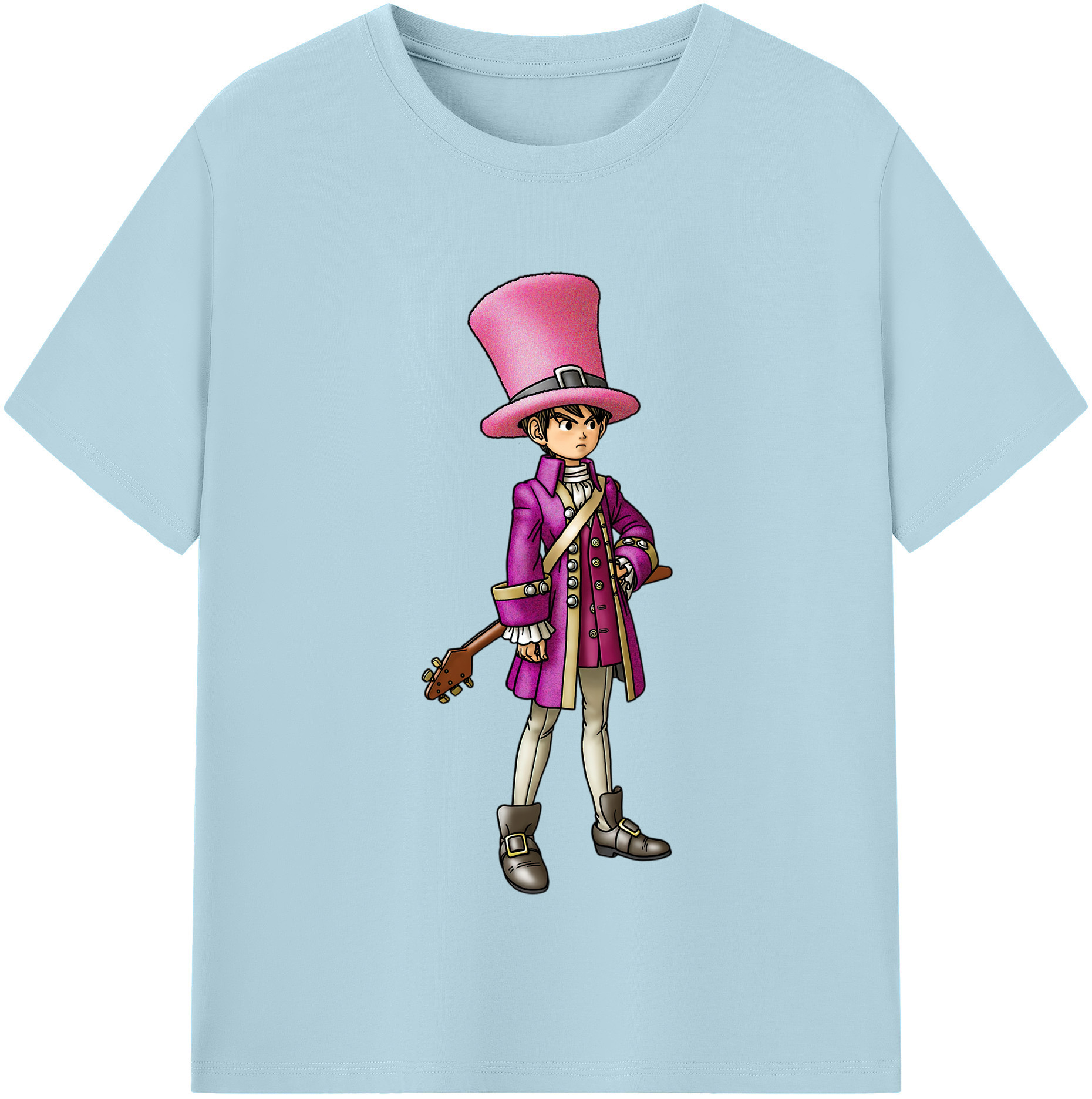 （画像用） ドラゴンクエスト Doragon Kuesuto Dragon Quest 綿100％半袖Tシャツ（フロントプリント）